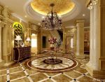 欧式世界豪华别墅玄关装修效果图