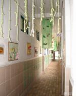 国立幼儿园走廊吊顶装饰效果图片