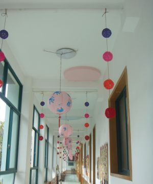 幼儿园走廊吊顶装饰设计图片大全