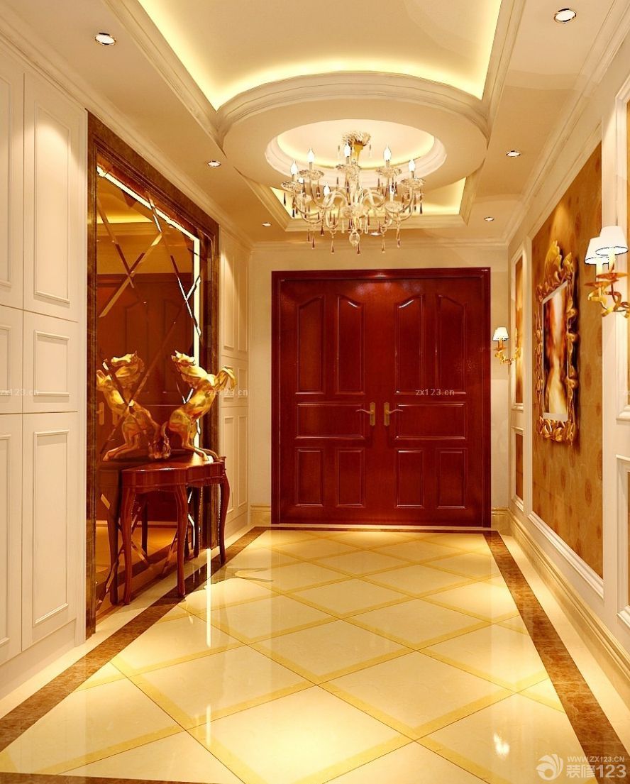 玄关吊顶造型设计装修效果图