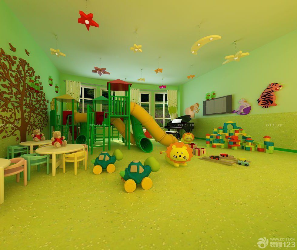 幼儿园最新室内装修效果图片大全