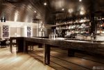 精装简约小酒吧酒架装修效果图片