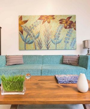 私人别墅客厅沙发颜色搭配图片
