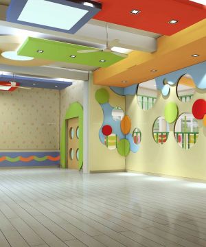 高端幼儿园舞蹈室吊顶装饰装修效果图