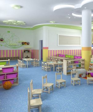 高端幼儿园教室装修设计案例图片
