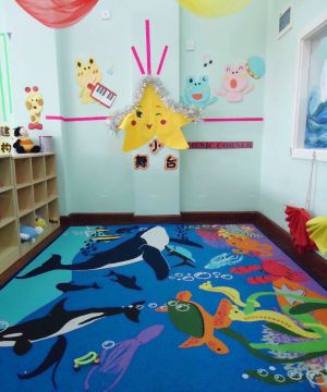 最新简单幼儿园室内地垫装修效果图片大全