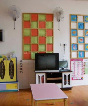 简单幼儿园室内墙面设计装修效果图片