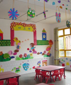幼儿园室内墙面装饰装修效果图片大全