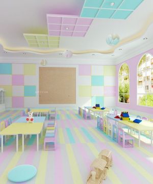 幼儿园最新教室室内装修效果图片欣赏