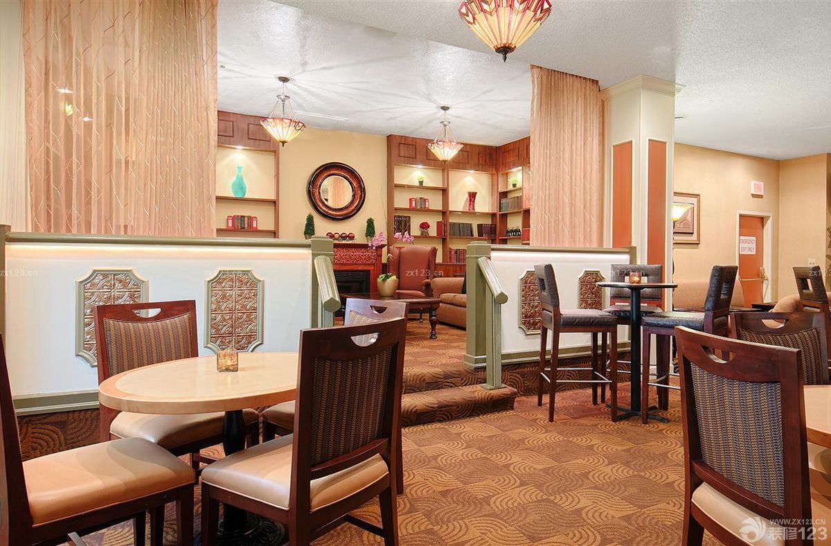 错层酒吧吧台设计效果图展示