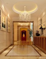 玄关石膏板吊顶装修设计效果图片