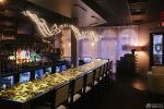 现代酒吧吧台设计吊灯装修效果图片