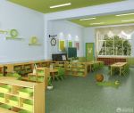 高档幼儿园教室置物架装修效果图片