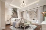 漂亮的现代古典主卧室装修效果图片