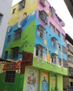 幼儿园外墙彩绘设计效果图集