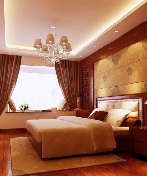 欧式新古典风格婚房卧室布置效果图