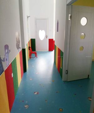 幼儿园室内设计走廊过道布置效果图片