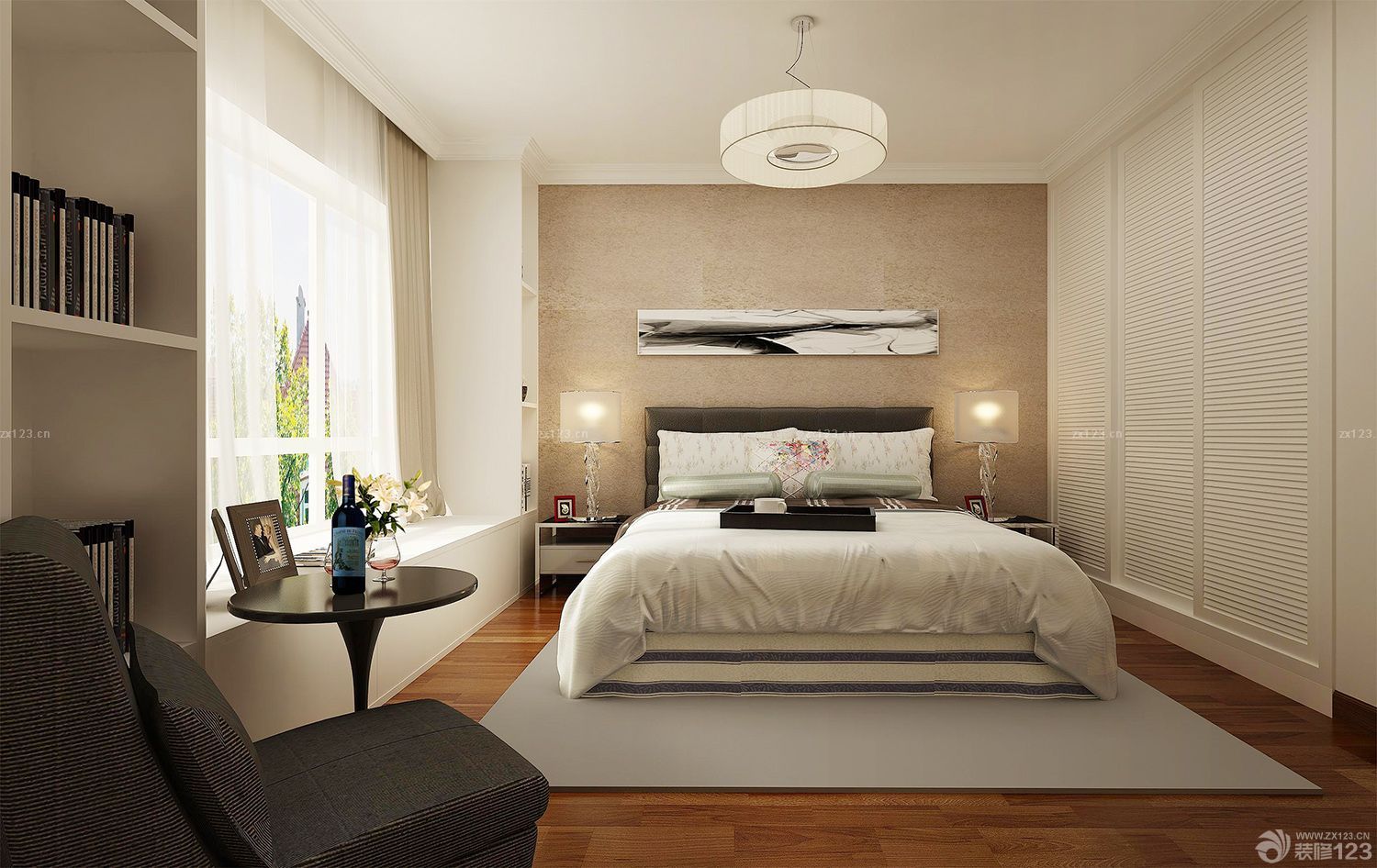 卧室壁橱装修效果图大全2025图片 简约欧式风格