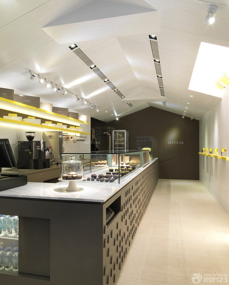 糕点店面室内吊顶装修效果图片