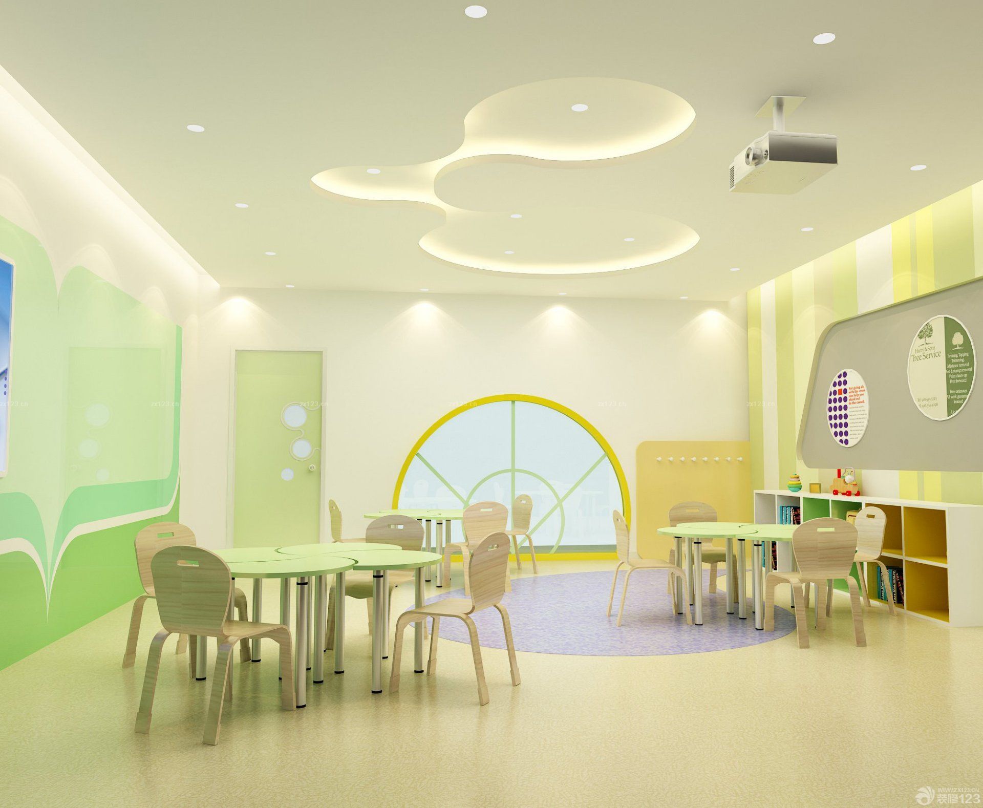 幼儿园最新室内装修设计图片