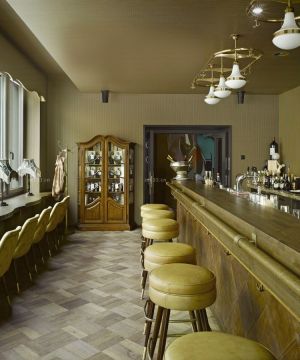 古典欧式风格舒适酒吧吧台效果图赏析