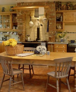 厨房装修效果图欣赏 美式家居风格