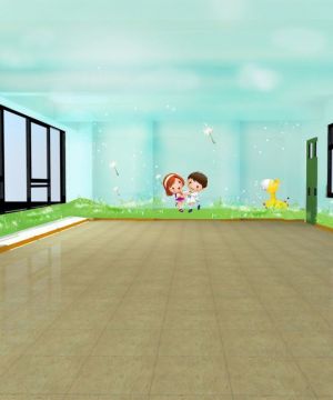 幼儿园舞蹈房地板砖装修效果图集