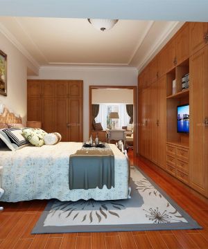 卧室壁橱装修效果图大全2023图片 新古典主义风格装修