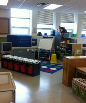 幼儿园中班教室环境布置效果图图片大全