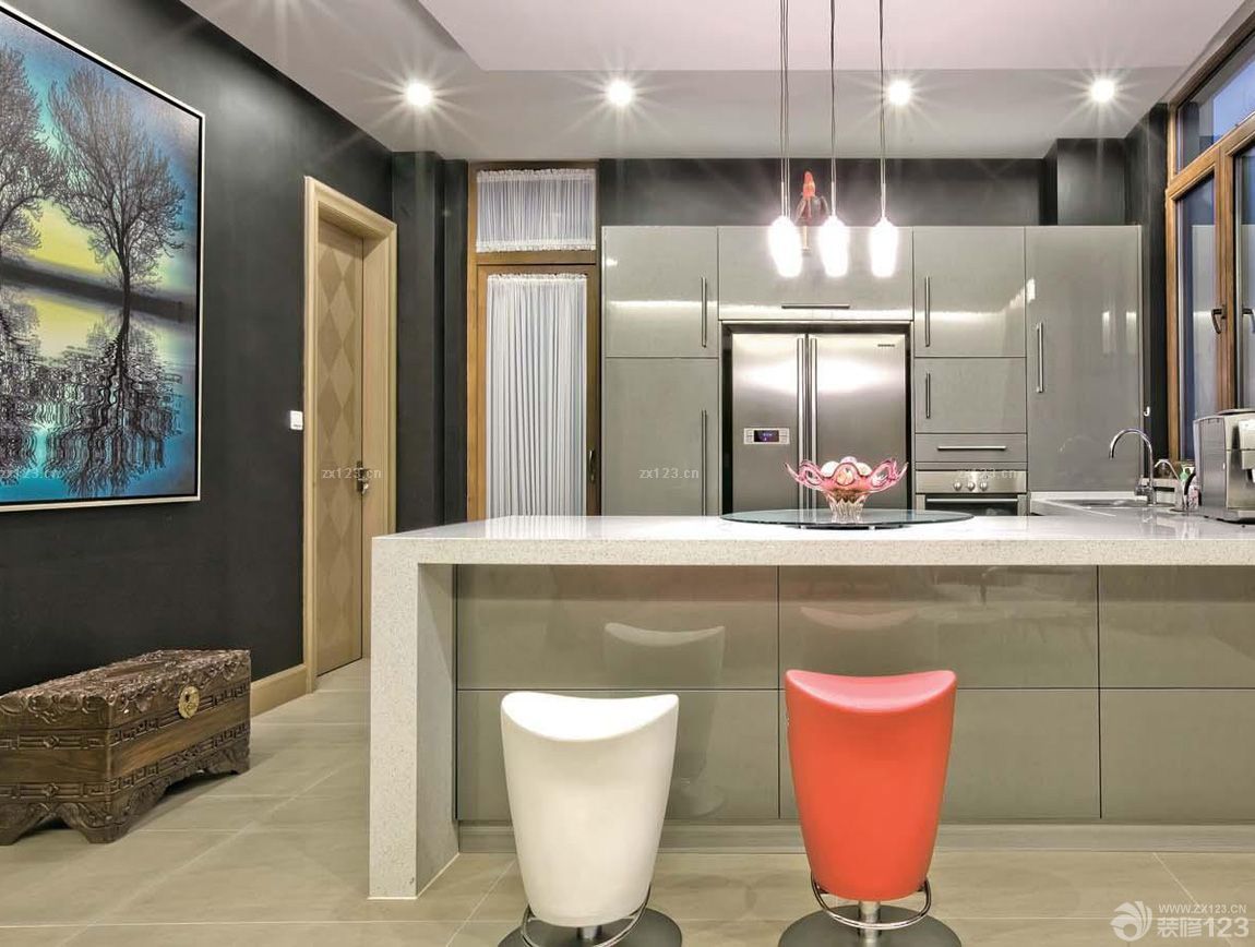 混搭风格厨房装修设计图片