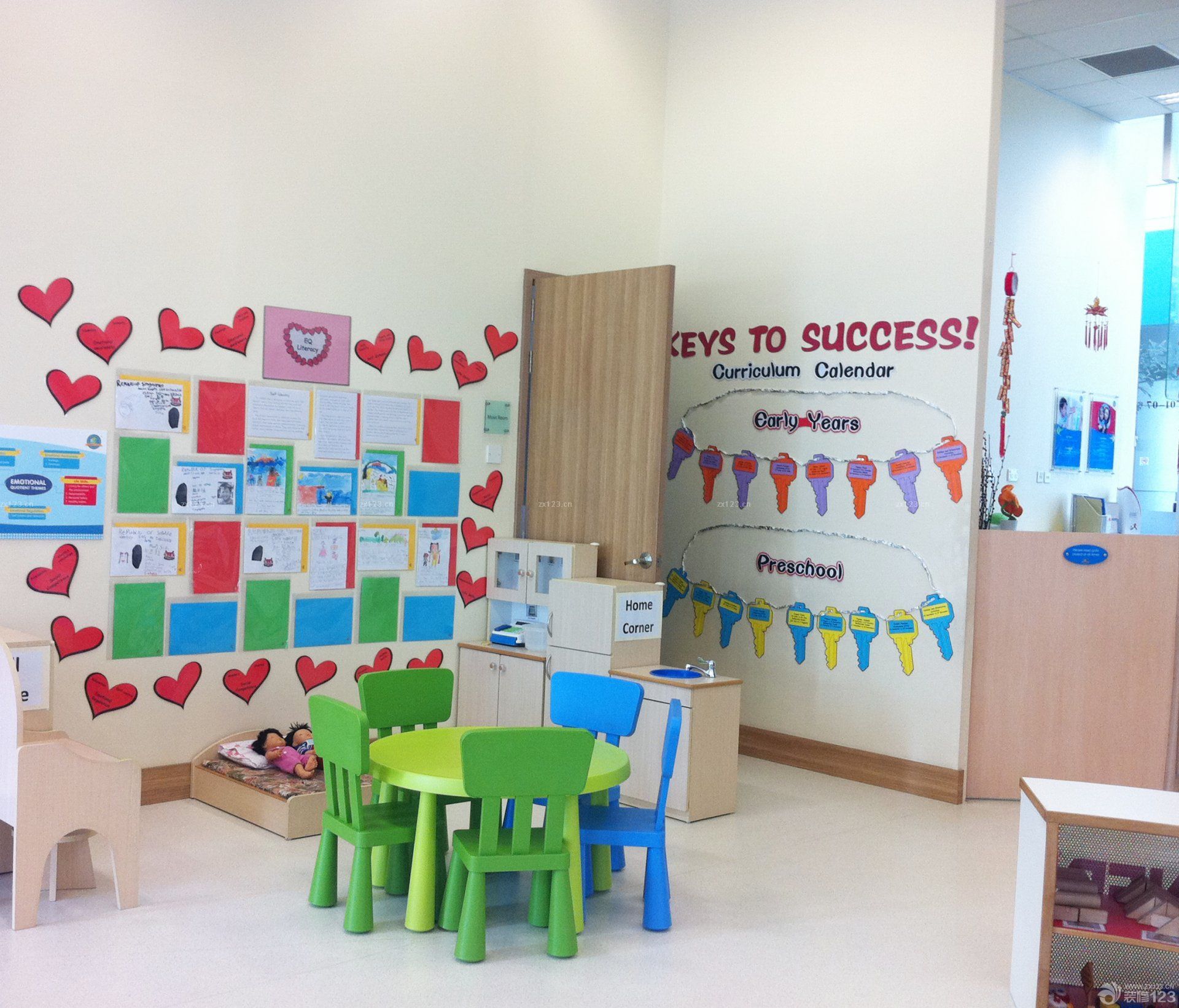幼儿园教室装饰布置设计效果图片欣赏
