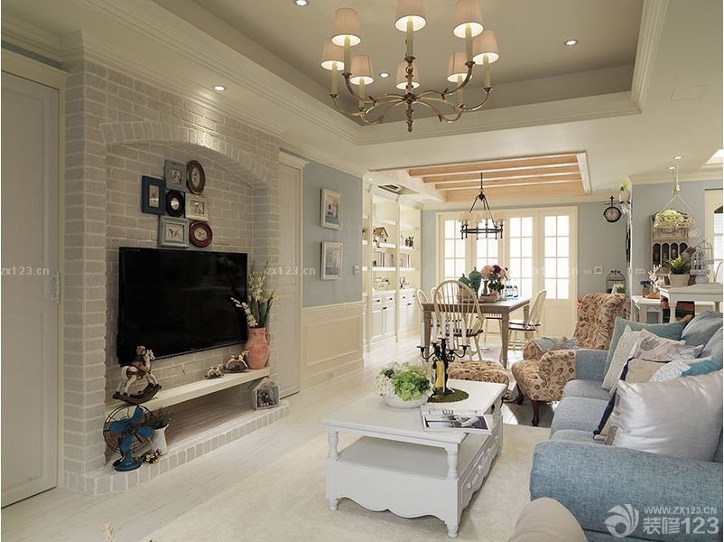 客厅电视背景墙装修设计效果图库