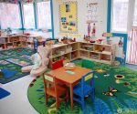 艺术幼儿园室内地垫装修效果图片