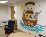 小型幼儿园室内手绘墙设计实景图 