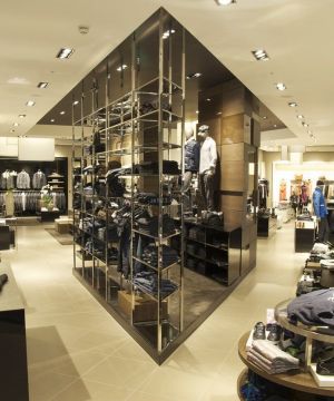 潮流男装店面吊顶装修效果图