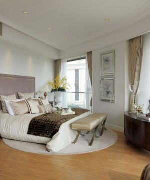 法式浪漫风格主卧室装修效果图片