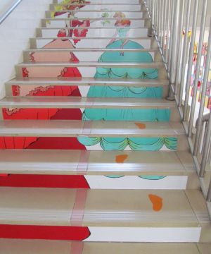 幼儿园室内楼梯设计效果图