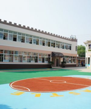 艺术幼儿园操场装修效果图片