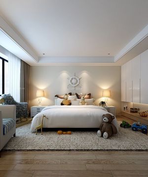 欧式风格楼房儿童卧室装修效果图片