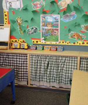 美式幼儿园室内装饰案例效果图片