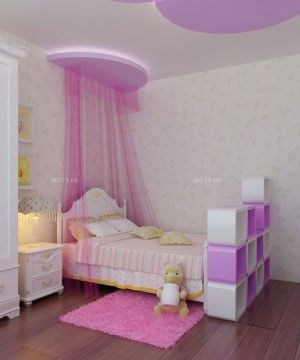 儿童卧室装修效果图欣赏 单人床装修效果图片