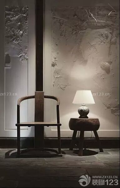 现代风格中式家具摆放装修效果图片