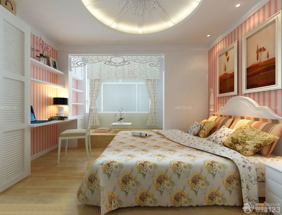 家装卧室阳台榻榻米设计效果图