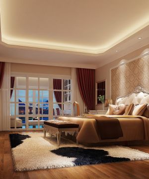 欧式主卧室装修效果图大全2023图片 新古典卧室装修