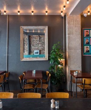 地中海酒吧风格装修灰色墙面效果图片