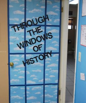 幼儿园门窗装饰图片