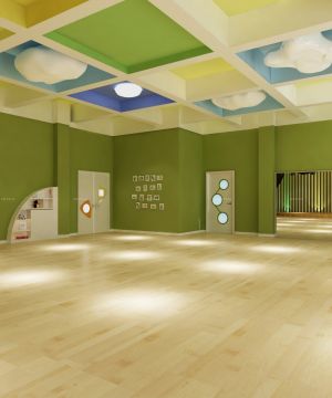 现代幼儿园装修设计欣赏 浅色木地板