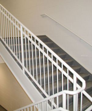 现代简约学校楼梯装饰设计图