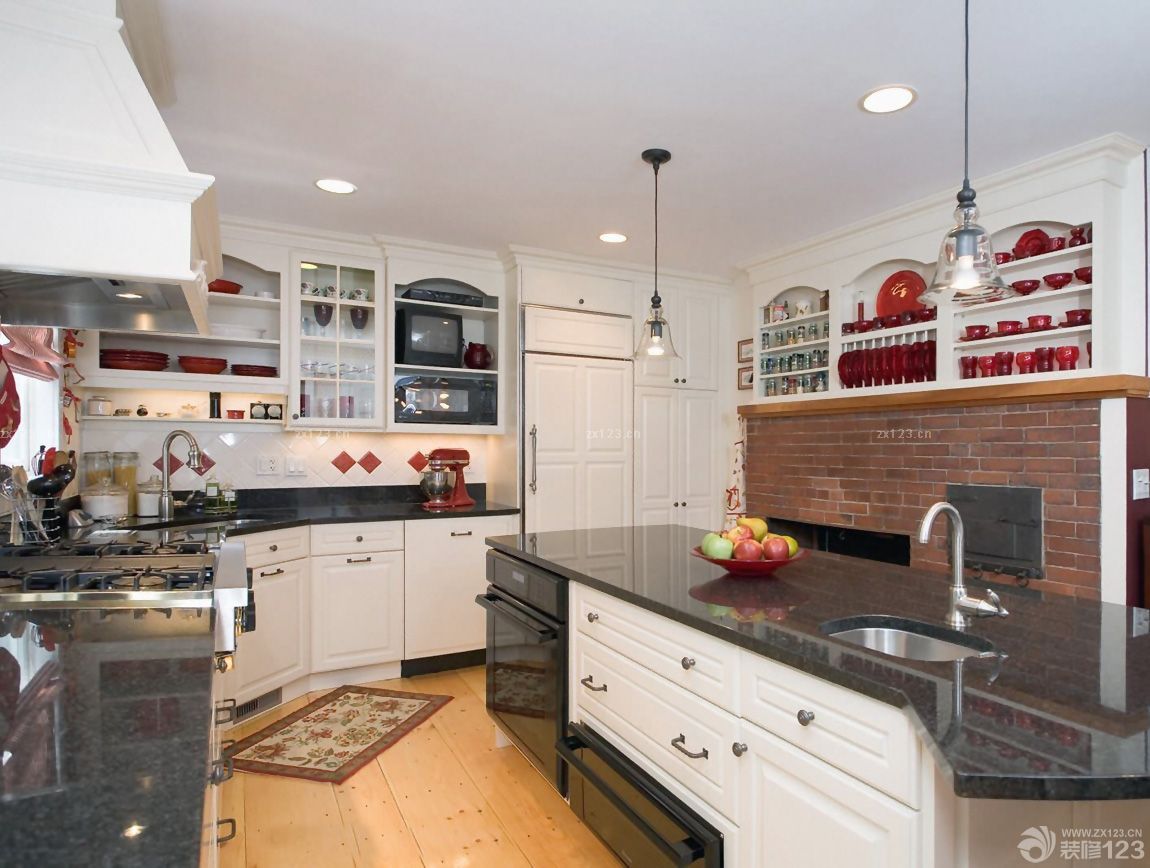2025厨房装修效果图 美式家装效果图