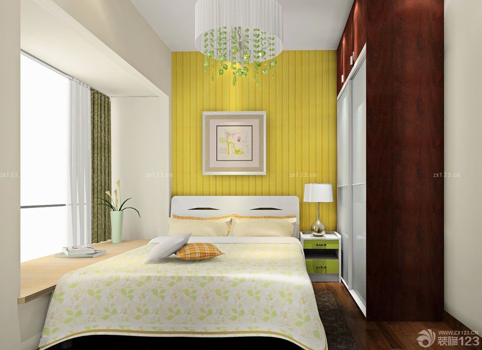 现代风格5平方米卧室装修图片